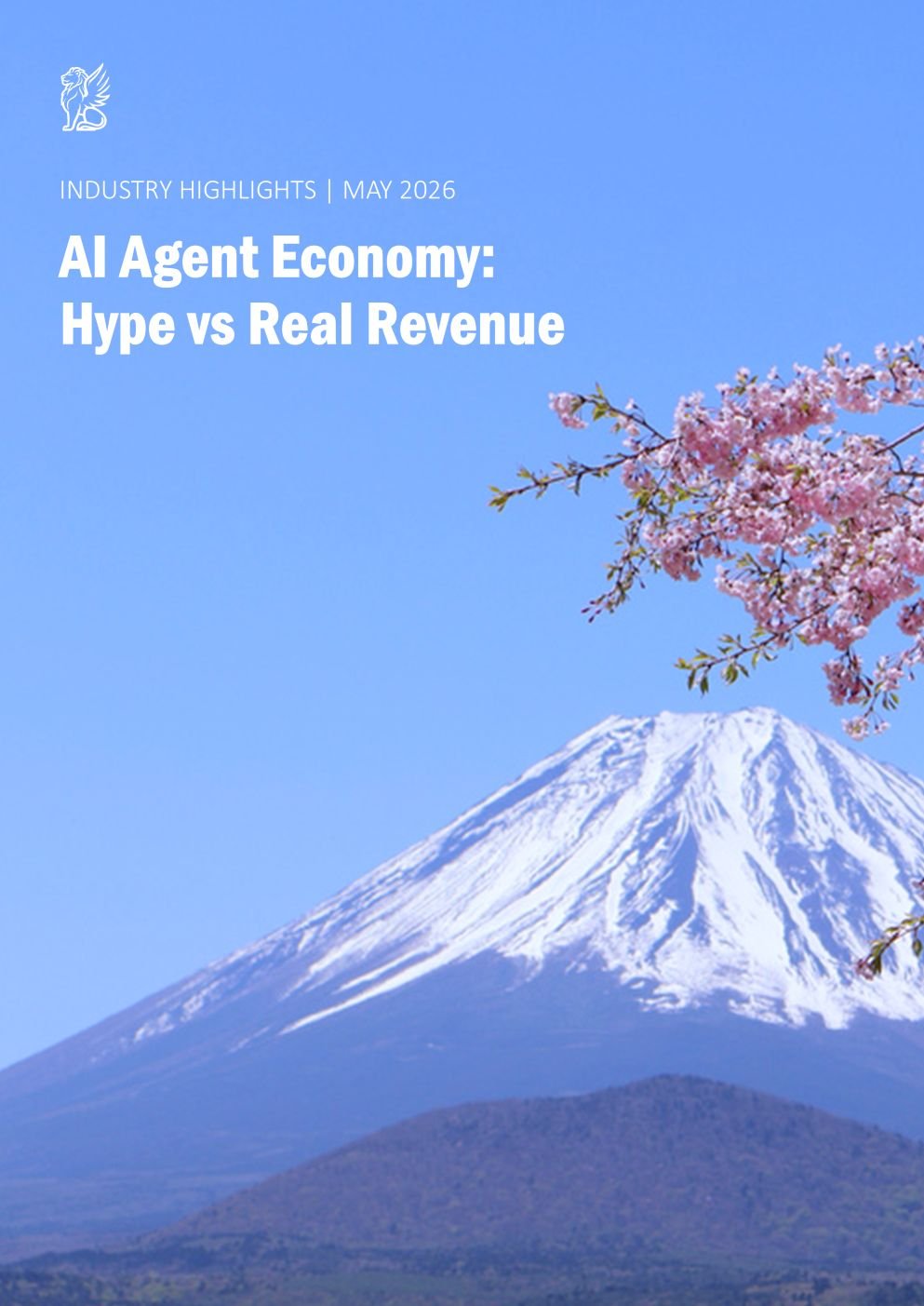 First page of the report: AI Agent Economy: Hype vs Real Revenue