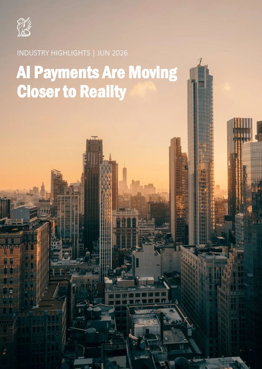First page of the report: AI Payments Are Moving Closer to Reality