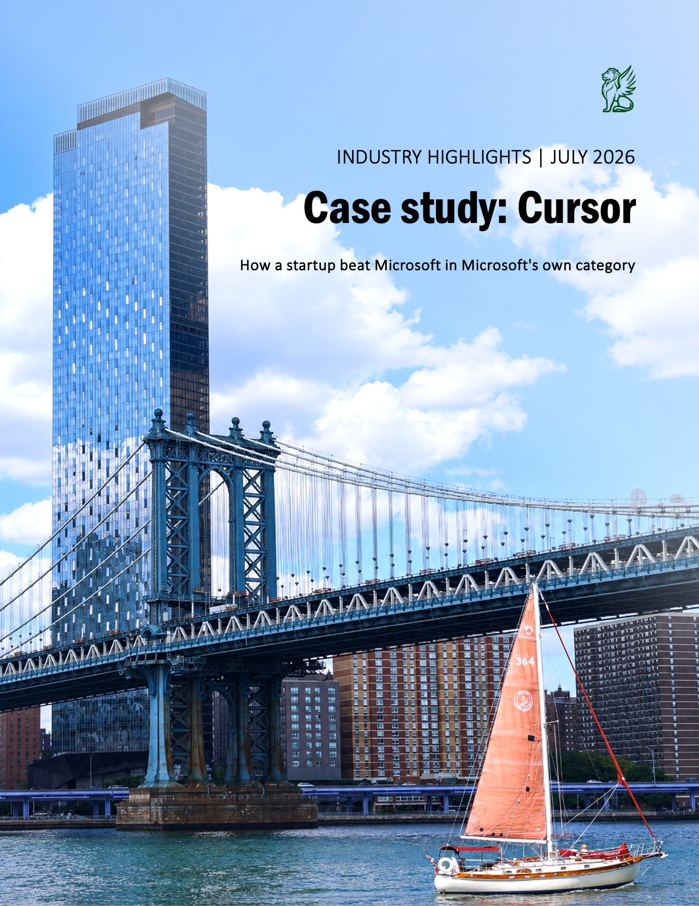 First page of the report: Case Study: Cursor