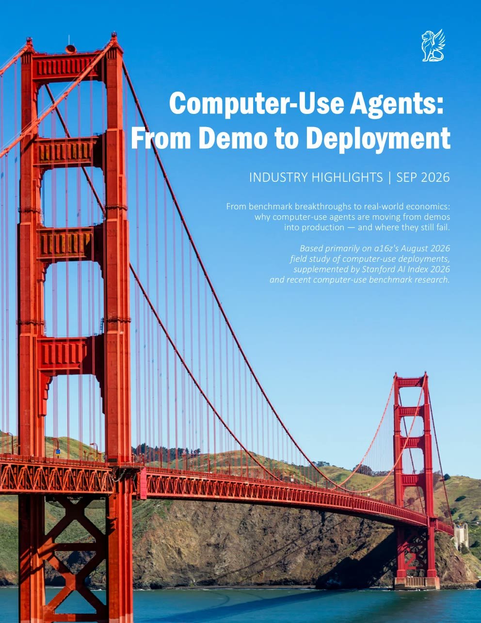First page of the report: Computer-Use Agents: From Demo to Deployment
